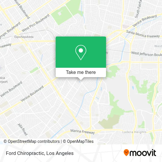 Ford Chiropractic map