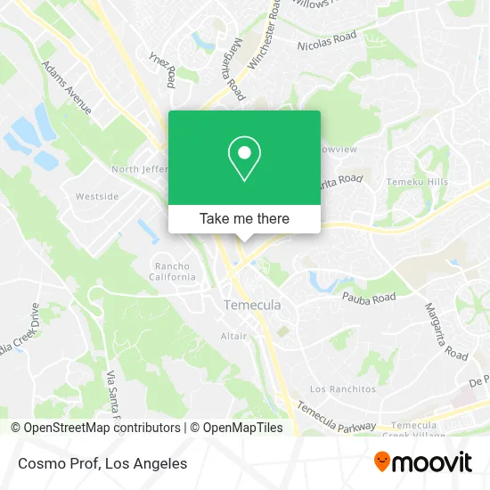 Cosmo Prof map