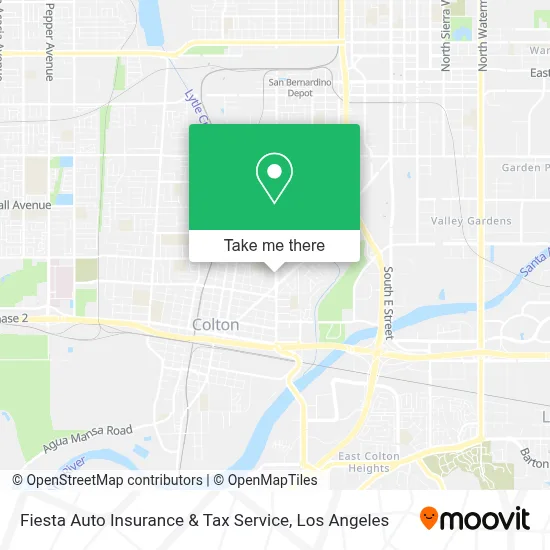 Fiesta Auto Insurance & Tax Service map