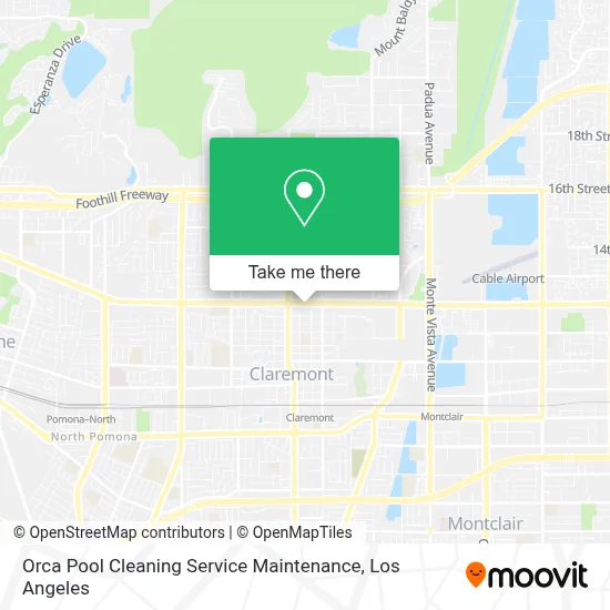 Orca Pool Cleaning Service Maintenance map