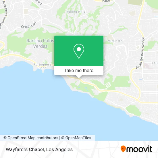 Wayfarers Chapel map