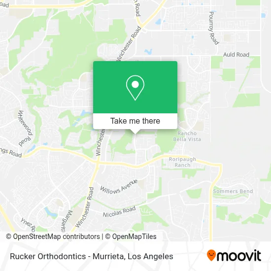 Rucker Orthodontics - Murrieta map