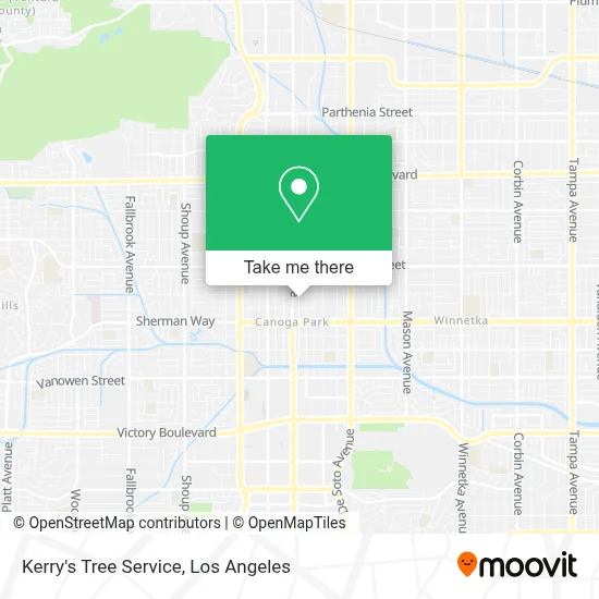 Kerry's Tree Service map