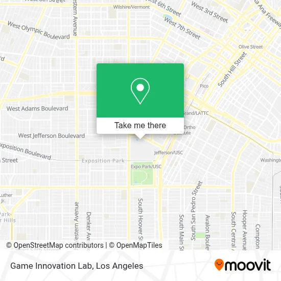 Game Innovation Lab map