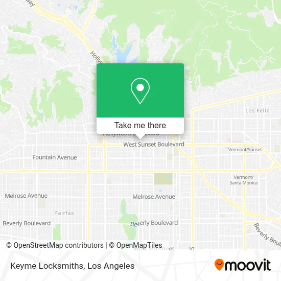 Keyme Locksmiths map