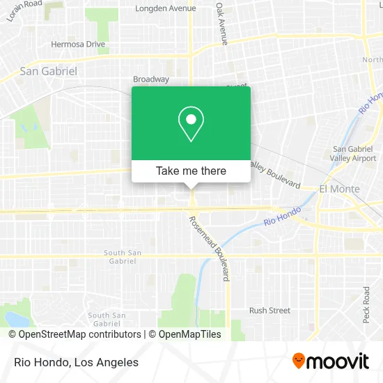 Rio Hondo map