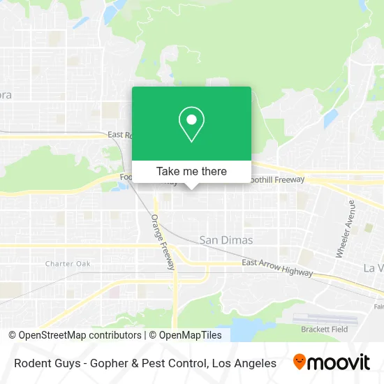 Rodent Guys - Gopher & Pest Control map