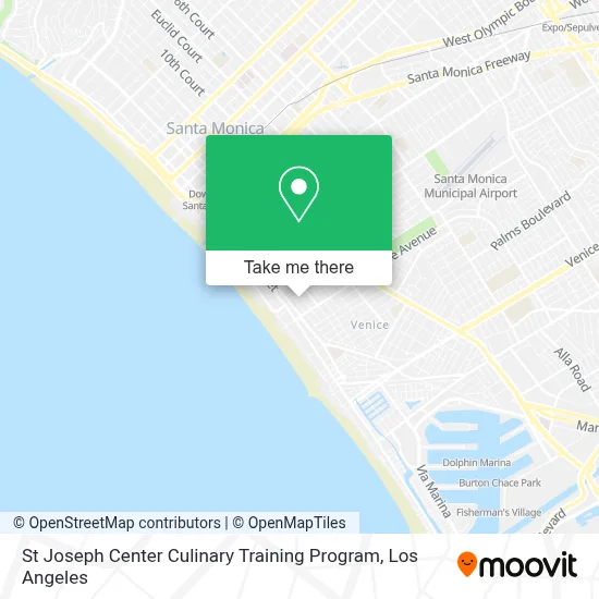St Joseph Center Culinary Training Program map