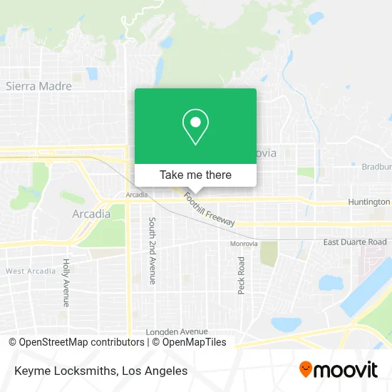 Keyme Locksmiths map