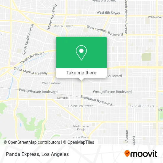 Panda Express map