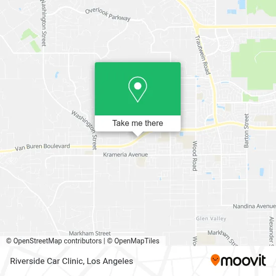 Riverside Car Clinic map