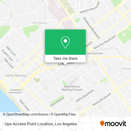 Ups Access Point Location map