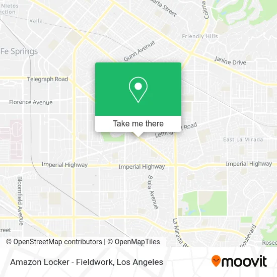 Amazon Locker - Fieldwork map