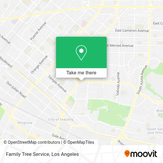 Family Tree Service map