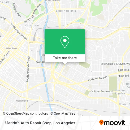Merida's Auto Repair Shop map