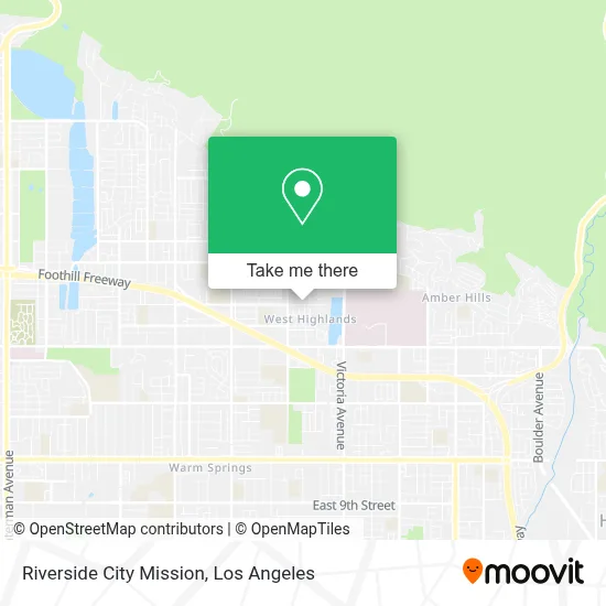Riverside City Mission map