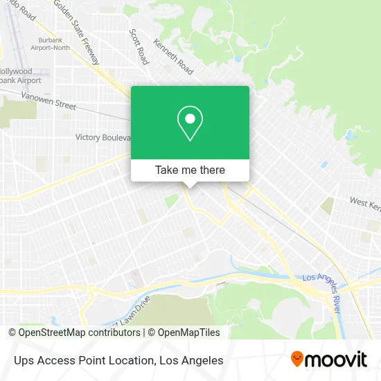 Ups Access Point Location map