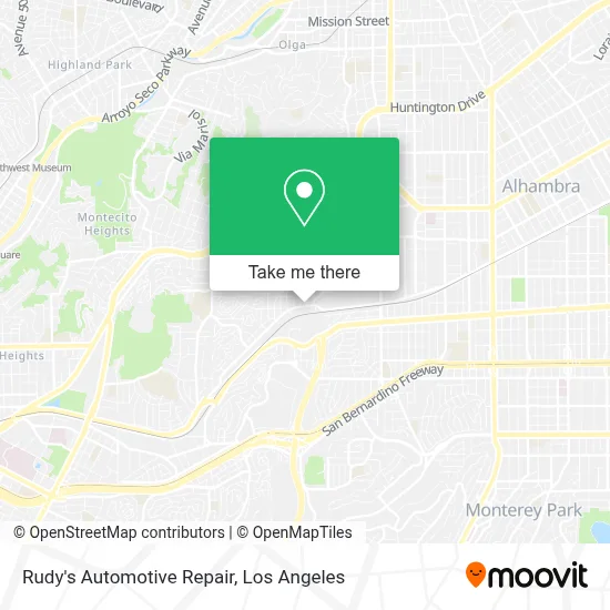 Rudy's Automotive Repair map