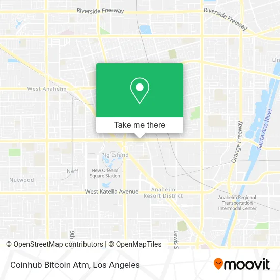Coinhub Bitcoin Atm map