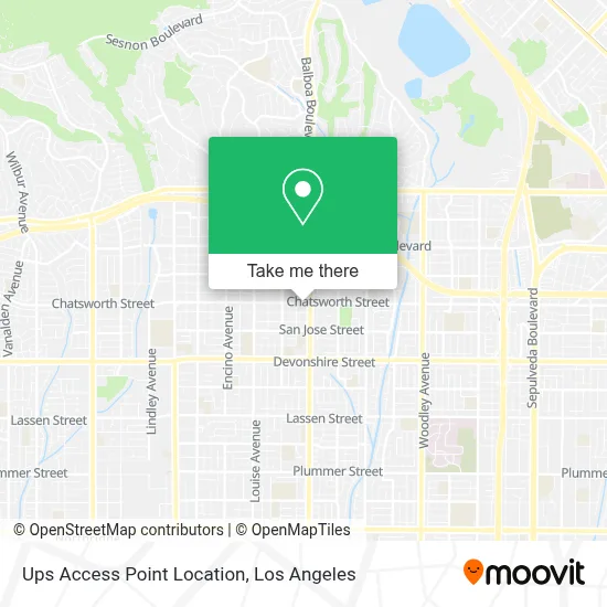 Ups Access Point Location map