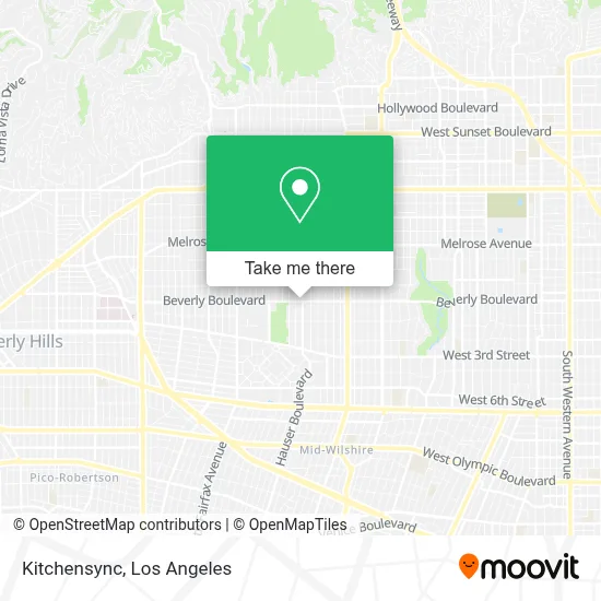 Kitchensync map