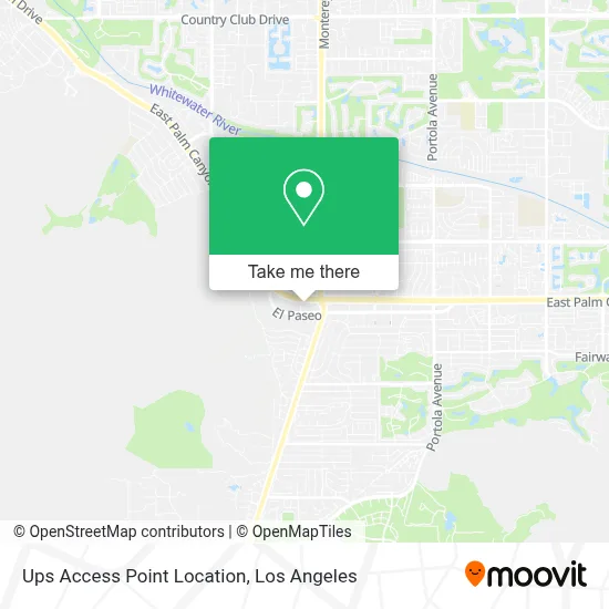 Ups Access Point Location map
