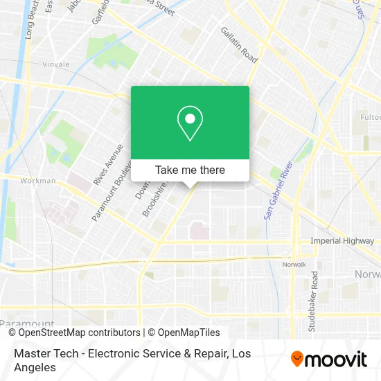 Master Tech - Electronic Service & Repair map