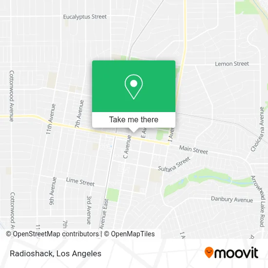 Radioshack map