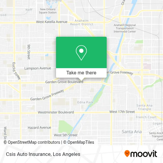 Csis Auto Insurance map