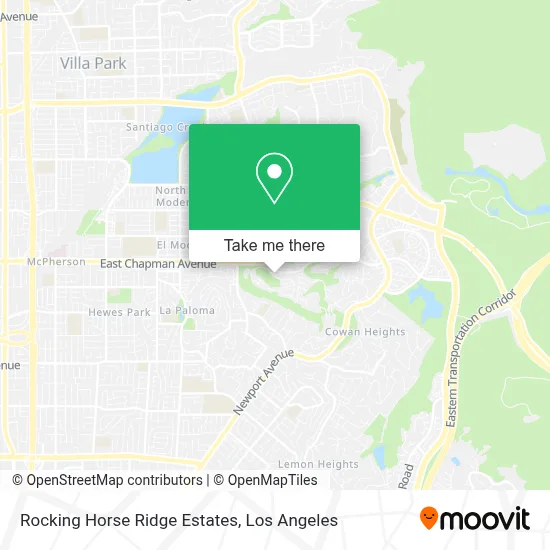 Rocking Horse Ridge Estates map