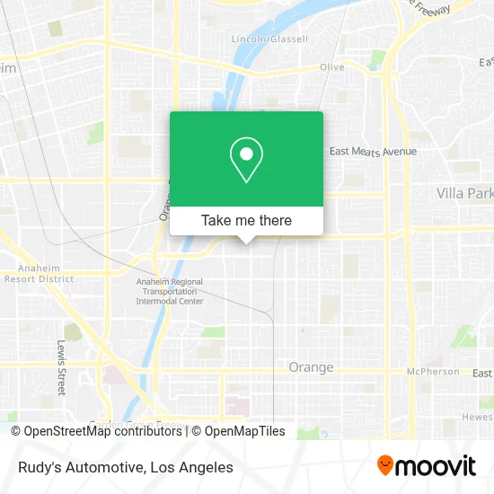 Rudy's Automotive map