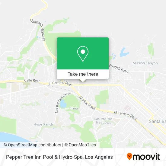 Pepper Tree Inn Pool & Hydro-Spa map