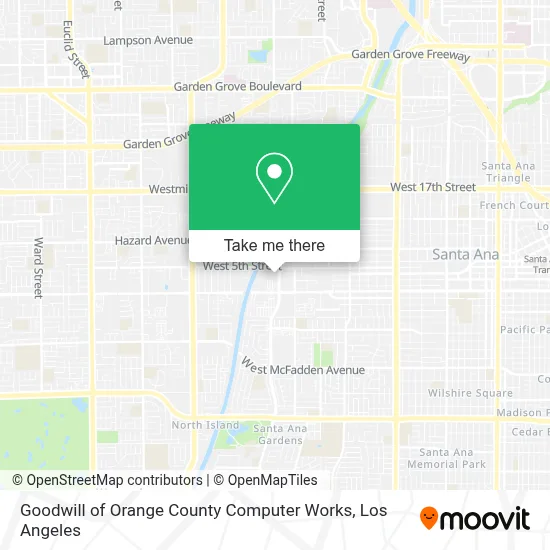 Goodwill of Orange County Computer Works map