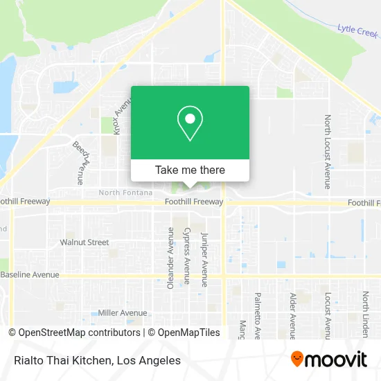 Rialto Thai Kitchen map