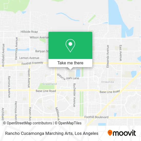 Rancho Cucamonga Marching Arts map