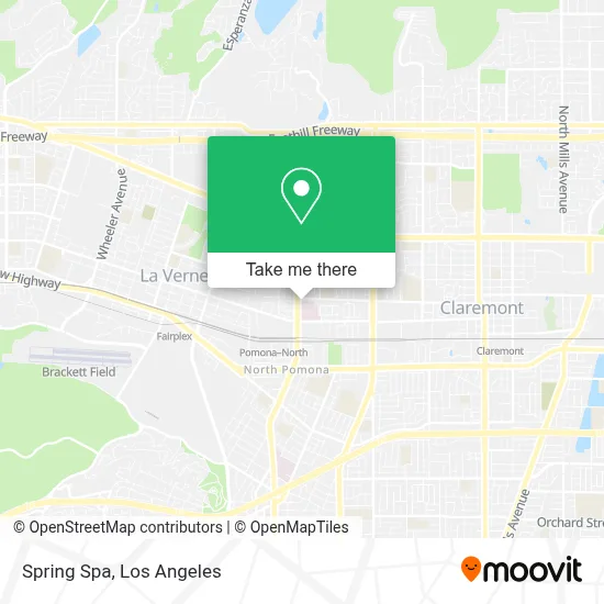Spring Spa map