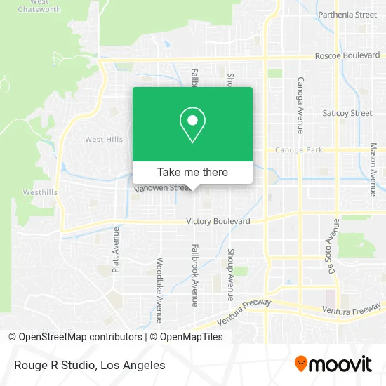 Rouge R Studio map