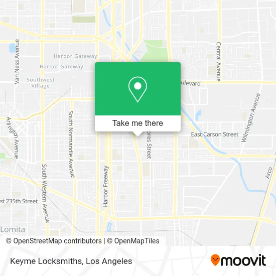 Keyme Locksmiths map