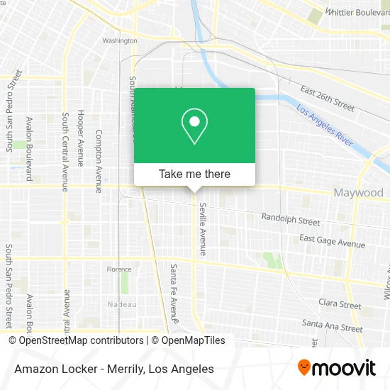 Amazon Locker - Merrily map
