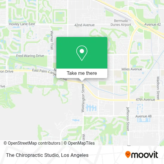 The Chiropractic Studio map