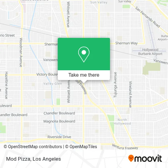 Mod Pizza map