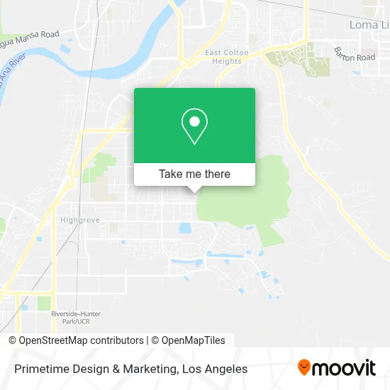 Primetime Design & Marketing map