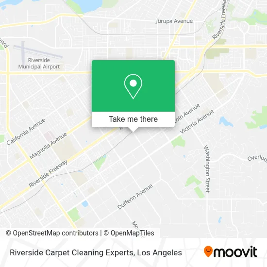 Riverside Carpet Cleaning Experts map