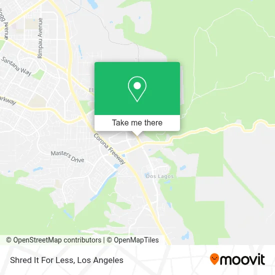 Shred It For Less map