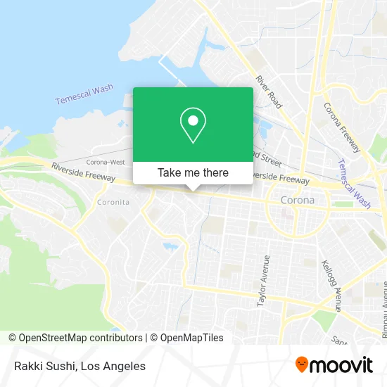 Rakki Sushi map