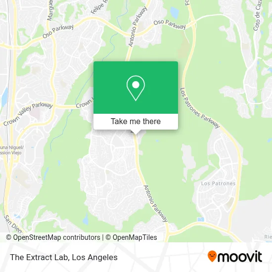The Extract Lab map