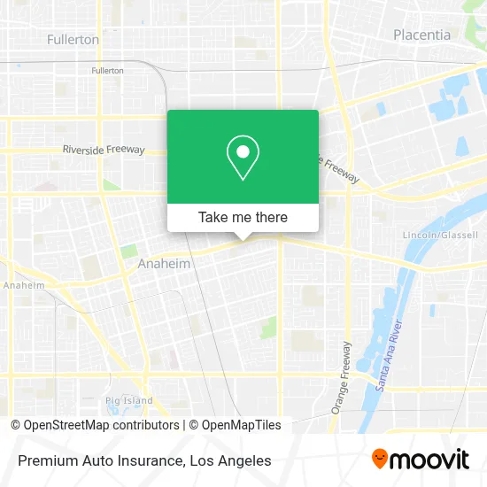 Premium Auto Insurance map
