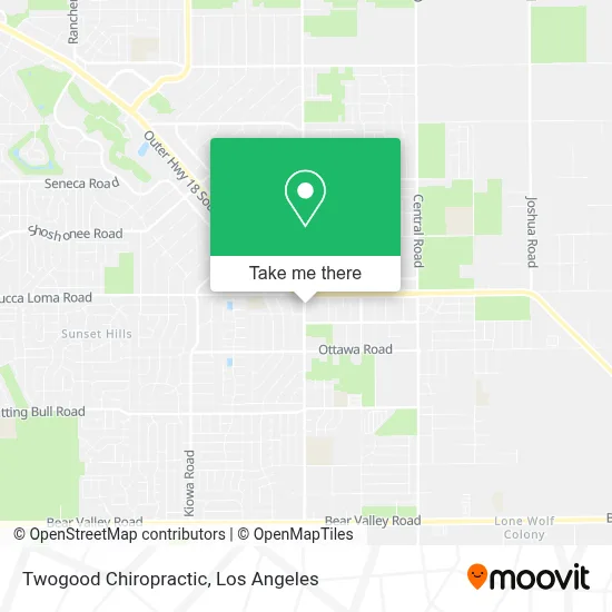 Twogood Chiropractic map