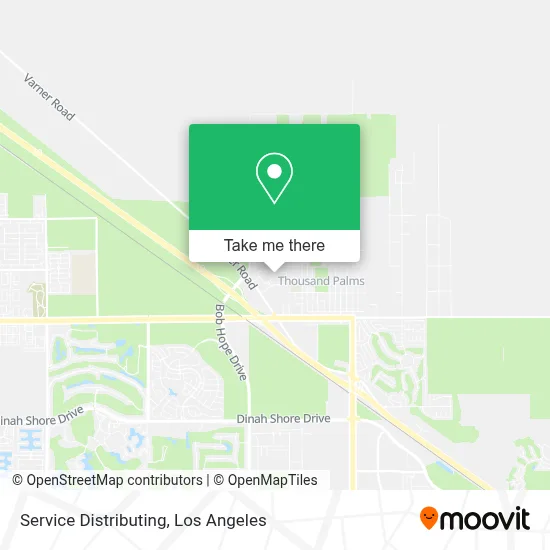Service Distributing map