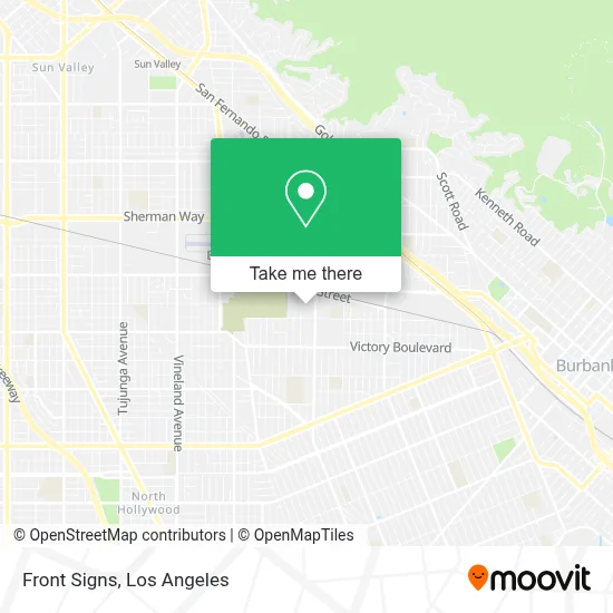 Front Signs map